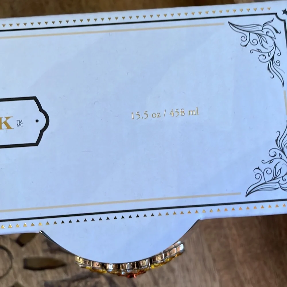 🍷Set of 2 Sunflower 🌻 Bejeweled Stemless Wine Glasses 🍷NEW IN BOX! - Picture 7 of 10